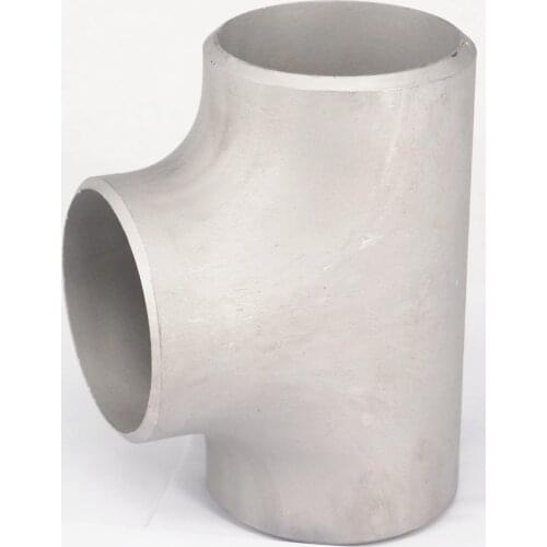 57x3mm O/DxThickness 304 Stainless Steel Equal Tee 3 Way Butt Welded Pipe Fitting Water gas Oil
