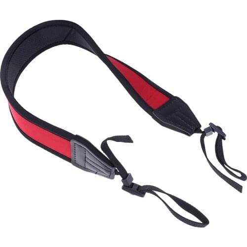 1pc Universal Camera Shoulder Neck Strap Adjustable Cotton Leather Belt For DSLR Cameras Strap Accessories Part