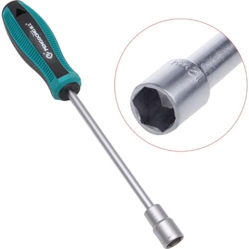 203F Metal Socket Driver Wrench Screwdriver Hex Nut Key Nutdriver Hand Tool 6mm