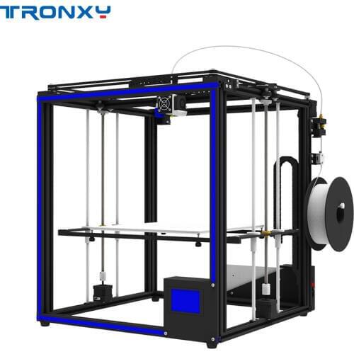 Tronxy High Accuracy 3D Printer DIY Kit with Heatbed Support Auto Leveling Resume Printing Filament Run Out Detection 3D Printer