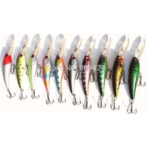 50pcs/lot Blabbermouth Rock Lure Minnow lures 3.45"9cm / 0.28OZ 8g