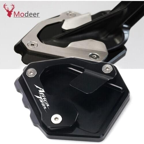 Motorcycle Accessori Side Stand Enlarge Extension Support Plate For HONDA CRF 1000 L Africa Twin Adventure Sports 2018 2019 2020