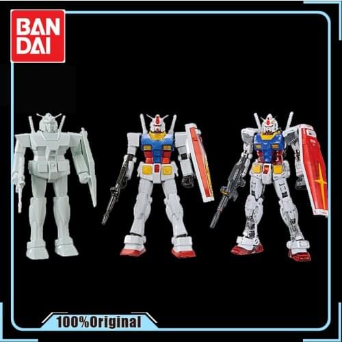 BANDAI EXPO LIMIT GUNPLA 40th Memorial Set FG HG RG Gundam RX-78-2 Suit Action Toy Figures Assembly Model Childrens Gifts