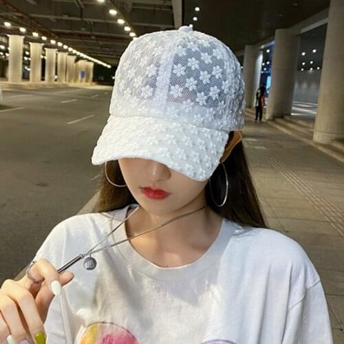 2021 New Baseball Mens Cap Womens Cap Dad Hat Flower pattern Outdoor Hat Streetwear Visor Black Cotton High Qualit