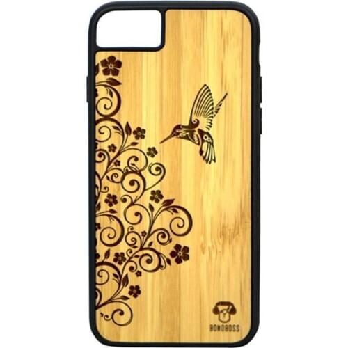 Case Bamboo iPhone 6-6 S-7-8 Hummingbird
