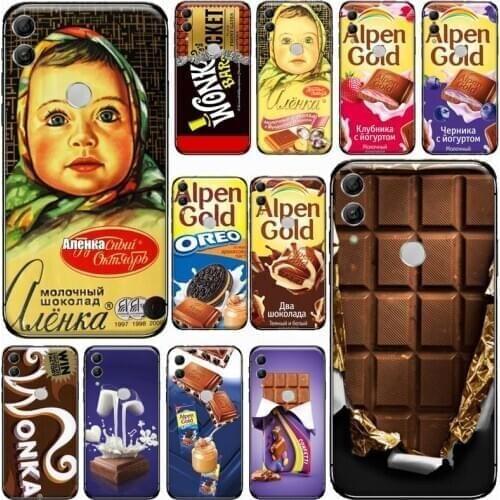 Alenka bar wonka chocolate Phone Case For Huawei Y5 Y6 II Y7 Y9 PRIME 2018 2019 NOVA3E P20 PRO P10 Honor 10