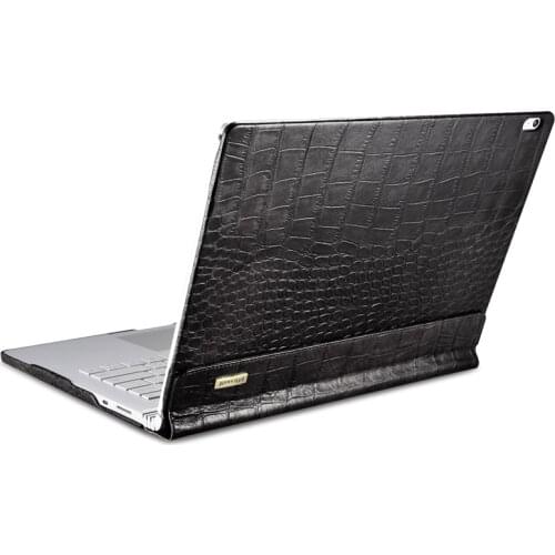 Case for Microsoft Surface Book 1 / 2 Crocodile Genuine Leather Flip Cover Case for Microsoft Surface Book 2 2018 13.5"