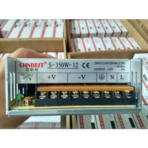 Chn best S-350W-DC12V switching power supply 350W/12V regulated power supply conversion transformer switch AC110/220V 29A