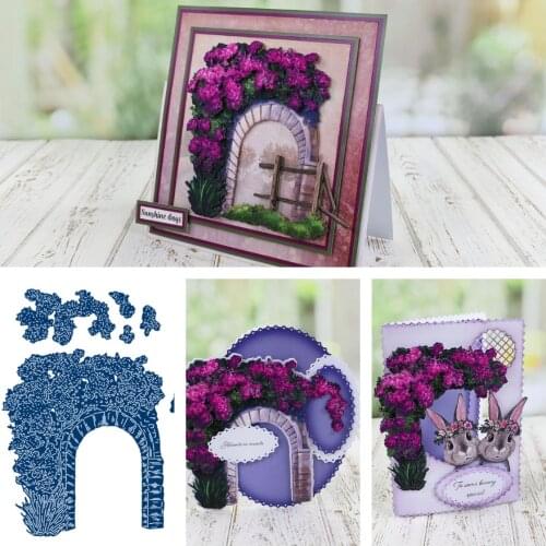 Blooming Way Metal Cutting Die Scrapbook Embossed Paper Card Album Craft Template Cut Die Stencils New for 2021 Arrive