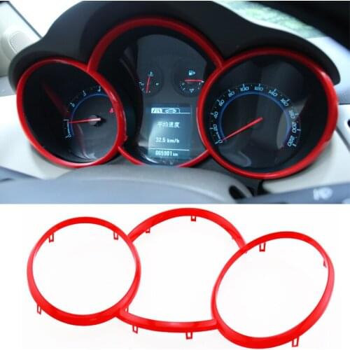 Foal Burning ABS Color Trim Spray Baking Instrument Decoration Ring Parts for Chevrolet Cruze Sedan Hatchback Accessories