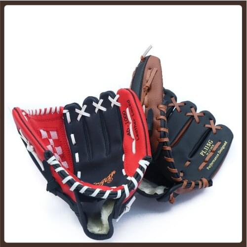 Kids Baseball Glove Leather Left Hand Accessories Baseball Glove Leather Softball Gloves Gifts Guante Sofbol Softball Training