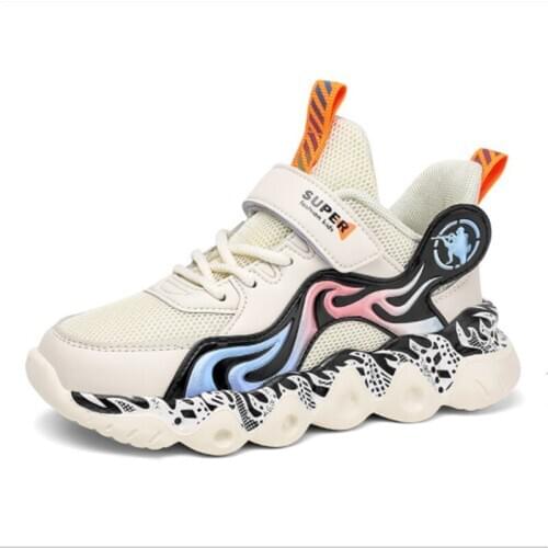 Spring and Autumn High Quality Childrens Shoes Breathable Sneakers For Boys Lightweight Kids Shoes Soft Bottom Running Casual