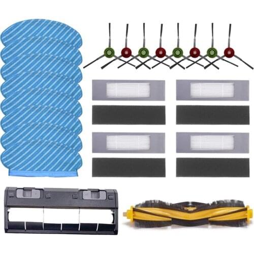HEPA Filter Main Brush for Ecovacs DEEBOT OZMO 950 920 Rags Cover Side Brushes Sweeping Robot Vacuum Cleaner Parts