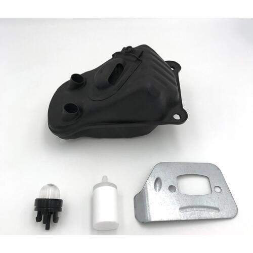 Muffler Silencer Deflector Plate Kit For Husqvarna 550 XP 545 550XP Chainsaw Primer Bulb Fuel Filter Replacement Parts 523052602