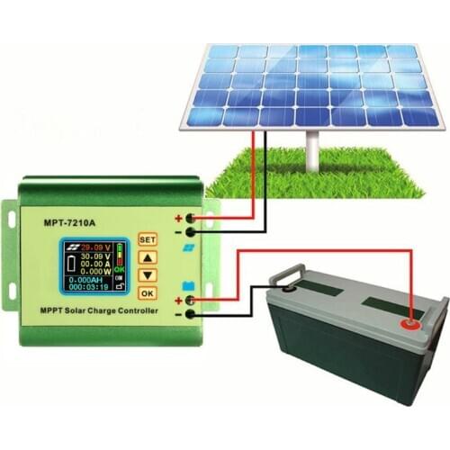 MPPT Solar Charge Controller for Lithium Battery 24V 36V 48V 60V 72V 0-10A 7210A B85C