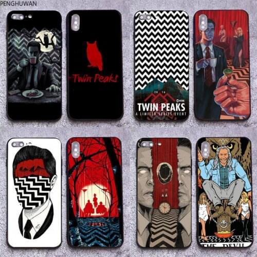 PENGHUWAN Twin Peaks Custom Soft Phone Case for iphone 12 pro max 11 pro XS MAX 8 7 6 6S Plus X 5S SE 2020 XR case