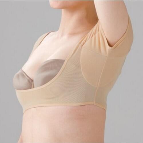 Sweat Guard Underwear Vest Underarm Sweat Pads Short Breathable Comfortable For Women Girls Ladies Sweat Pad Under Arm