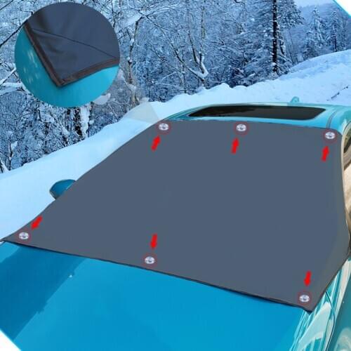 New Hot Sale Automobile Magnetic Sunshade Cover Car Windshield Snow Sun Shade Waterproof Protection Cover Car Windshield Cover