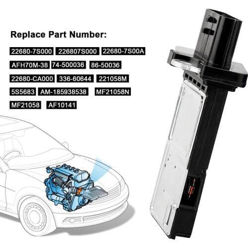 New MAF Sensor Mass Air Flow Meter For NISSAN ALMERA PRIMERA X-TRAIL 1.5 1.6 1.8 2.2 22680-AW400 22680-7S000 AFH60-24 226807S000