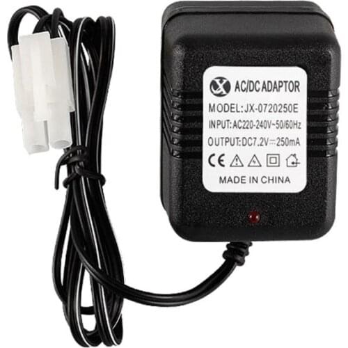Portable Smart Charger for 7.2V Ni-Cd Ni-MH Battery with KET-2P Plug for RC Remote Car Toys