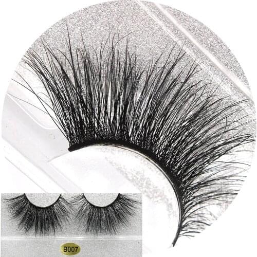 3D Mink Eyelash 1 Pair High Volume Handmade Crossing Dramatic Messy Soft Natural Long Lasting Faux Cils Reusable maquiagem