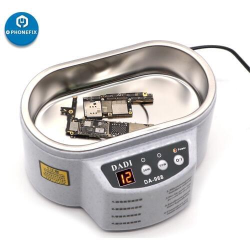 DA-968 600ml Mini Ultrasonic Cleaner Bath for Cleaning Circuit Board/Glasses/Jewelry 30/50W Ultrasonic Cleaning Machine