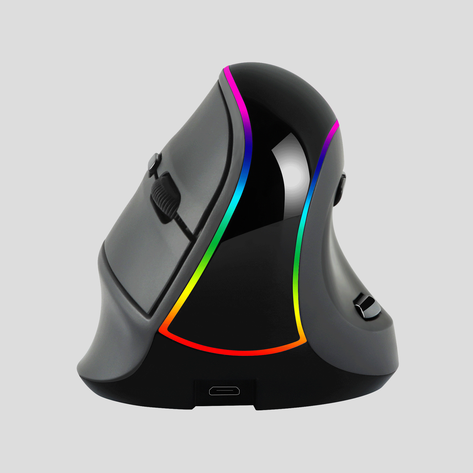 CHYI Vertical Wireless Mouse RGB Backlight Ergonomic Optical Computer Mice Gaming Mause For PC Laptop Gamer