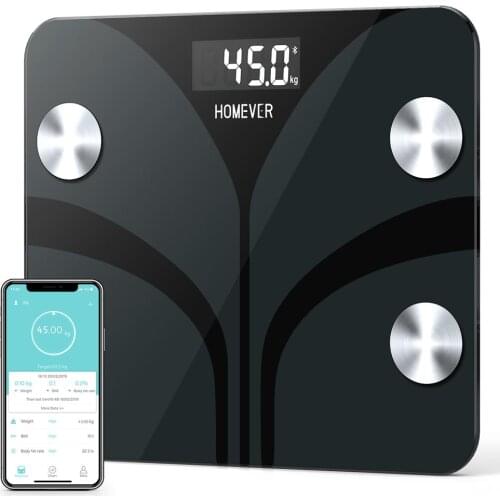FG220LB-A Bluetooth-compatible Body Fat Scale Smart BMI Scale LED Digital Bathroom Weight Scales Balance Body Composition APP