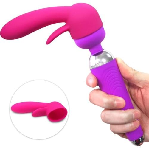 Magic Wand Vibrator Sex Toys for Woman Nipple Clitoris Stimulator Toys for adults G Spot Dildo vibrating for Woman Masturbation