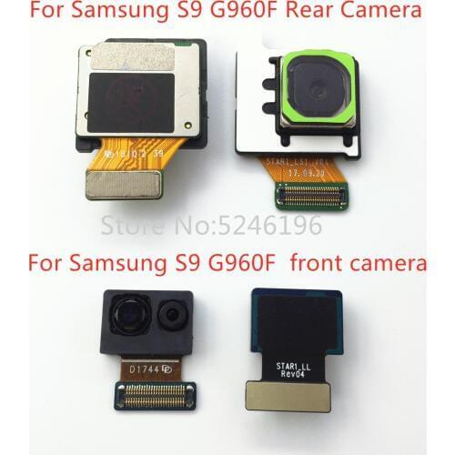 Back big Main Rear Camera front camera Module Flex Cable For Samsung Galaxy S9 G960F G960FD Back Main Flex Cable Replace Part