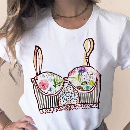 2021 White Women Plus Size Summer T shirts Korean Style Short Sleeve O Neck Basic Tee Women Clothes Tops Female Cloth