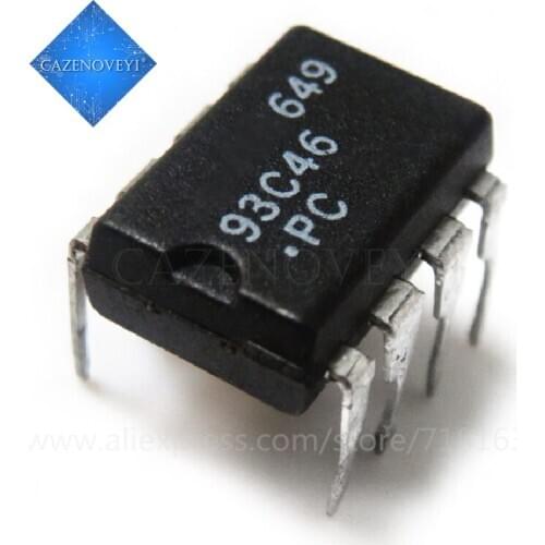 1pcs/lot AT93C46 93C46 DIP-8 In Stock