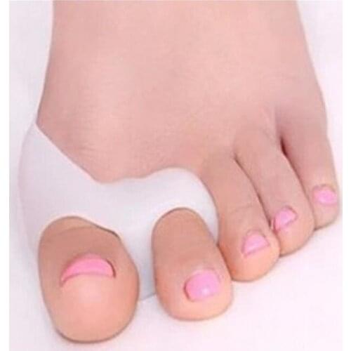 2pcs=1Pair Gel Foot Care Tool Bunion Corrector Bone Big Toe Protector Hallux Valgus Straightener Toe Spreader Pedicure