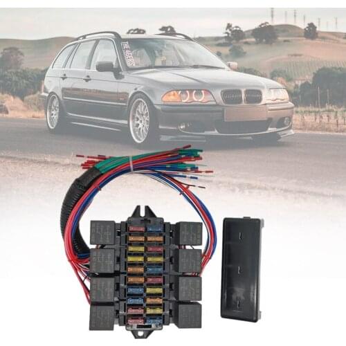 20 Way Blade Fuse-Box Holder Fuse-Blocks Terminals for Car Boat Marine Caravan Truck 12V 80A