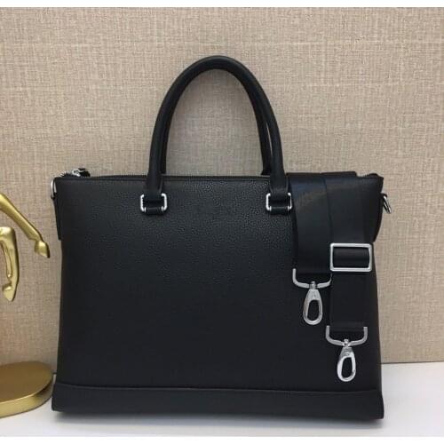 2021 new leather large capacity computer bag fashion briefcase mens handbag