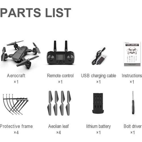 4K GPS Drone With Camera 4K WiFi Lens & 4pcs Propellers 20mins Distance 1km Rc Distance Quadcopter DH600s