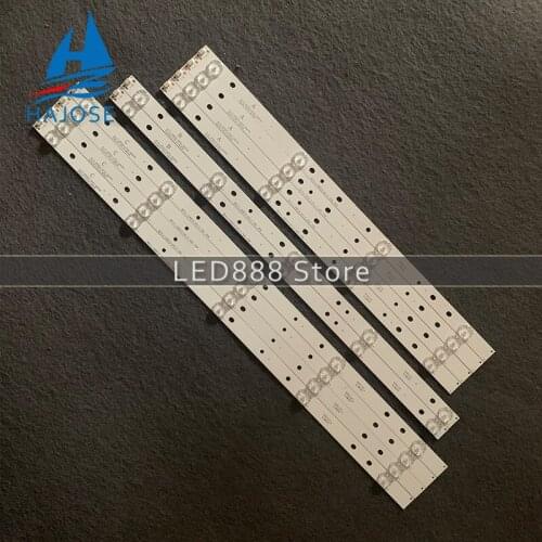 10sets LED Backlight strip 5/4 lamps For AKAI 55'' TV AKTV551 JS-D-JP5520-A41EC B51EC C51EC (60416) MS-L0956