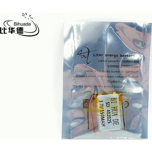 5pcs [SD] 3.7V,150mAH,[402025] Polymer lithium ion / Li-ion battery for TOY,POWER BANK,GPS,mp3,mp4,cell phone,speaker
