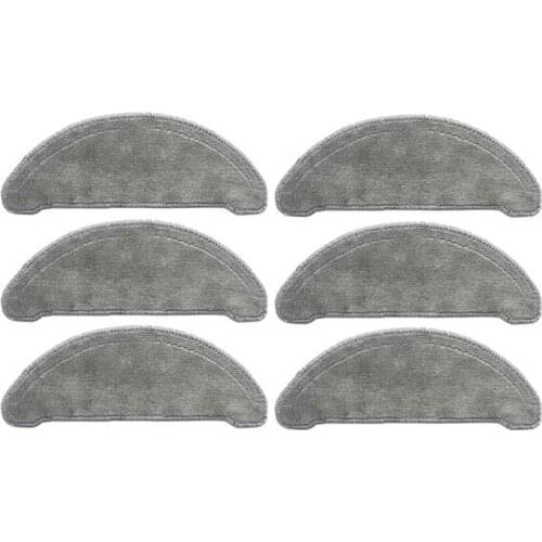 6 Pcs Replaceable Mop Cloths Accessories Sets Parts for Roidmi EVE Plus Robot Vacuum Cleaner