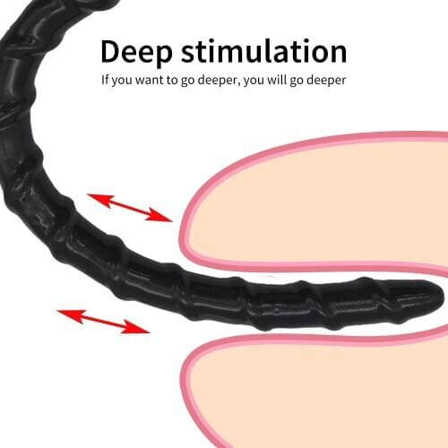 Anal Deep Insert Super Long Anal Plug Adult Sex Toys for Woman Men Prostate Massage Butt Plug Anal Beads Sex Shop Ass Tail Plug