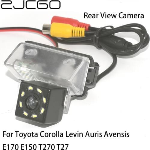 ZJCGO CCD HD Car Rear View Reverse Back Up Parking Waterproof Camera For Toyota Corolla Levin Auris Avensis E170 E150 T270 T27