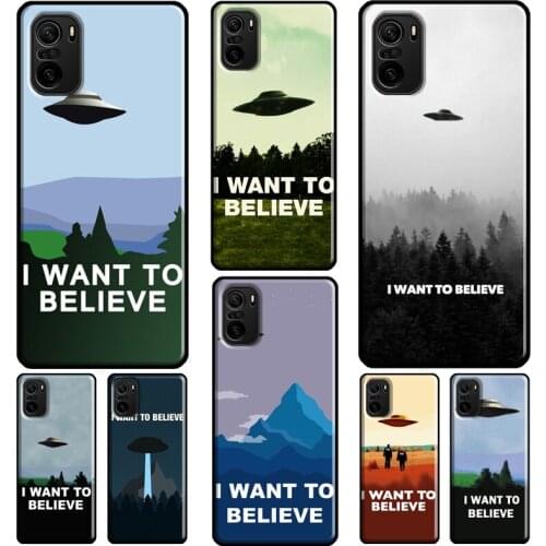 I want to believe For Xiaomi Redmi Note 9 7 8 Pro 8T 9S Note 10 Pro Case For Redmi 9C 9A 8A 7A 9 9T Coque