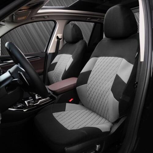 Car Seat Cover General Motors Car Seats Set Covers Full Cover Airbag Compatible Fabric Chair Cover for Peugeot Lada Kia Toyota