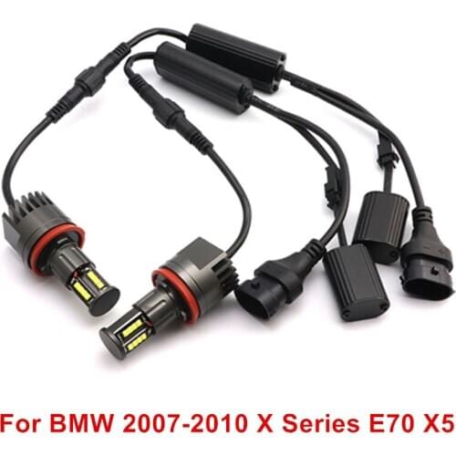 For BMW 2007-2010 X Series E70 X5 LED angel eyes light IP65 Day light LED Marker 6000K Ultra Bright High Power
