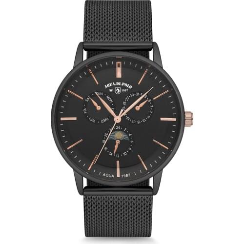 Unisex Wristwatch APL12C185H01-Kasa Diameter: 40 mm Case Material: Metal Glass: Mineral Cord Material: Steel Cord