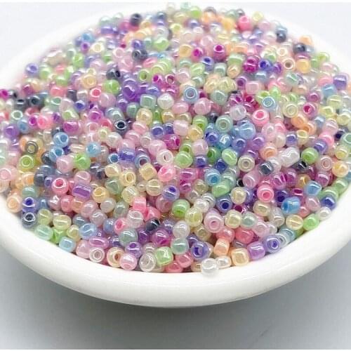New 15g/lot 2--4mm Cream Beads Charm Czech Glass Seed Beads DIY Bracelet Necklace Beads for Jewelry Making # 15