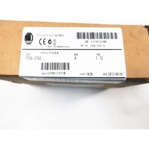Brand New Original 1756-IT6I PLC 6 Individually Isolated Thermocouple Inputs Analog RTD Thermocouple Module