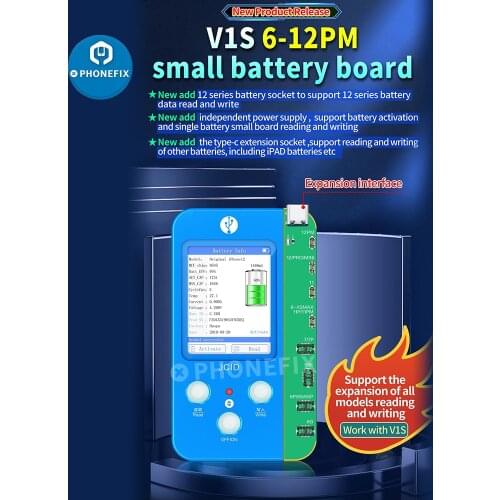 JC V1S Dot Projector Photosensitive Original Color Touch Shock Battery Fingerprint Programmer for iPhone 11 12 Pro Max 7 8 X XS