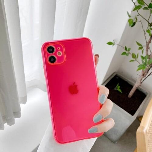 Retro pink kawaii Japanese Phone Case For iPhone 11 12 Pro Max Xs Max XR Xs 7 8 Plus X 7Plus case Cute Soft Cover