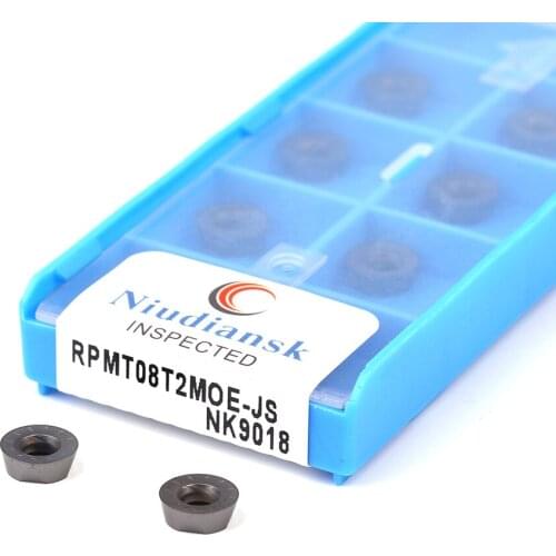 RPMT08T2MOE-JS RPMT10T3MOE-JS RPMT1204MOE-JS NK9018 high quality CNC tools Milling insert carbide lathe tool turning tool insert